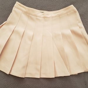 Forever 21 Pleated Skirt-- Pastel Pink-- Large